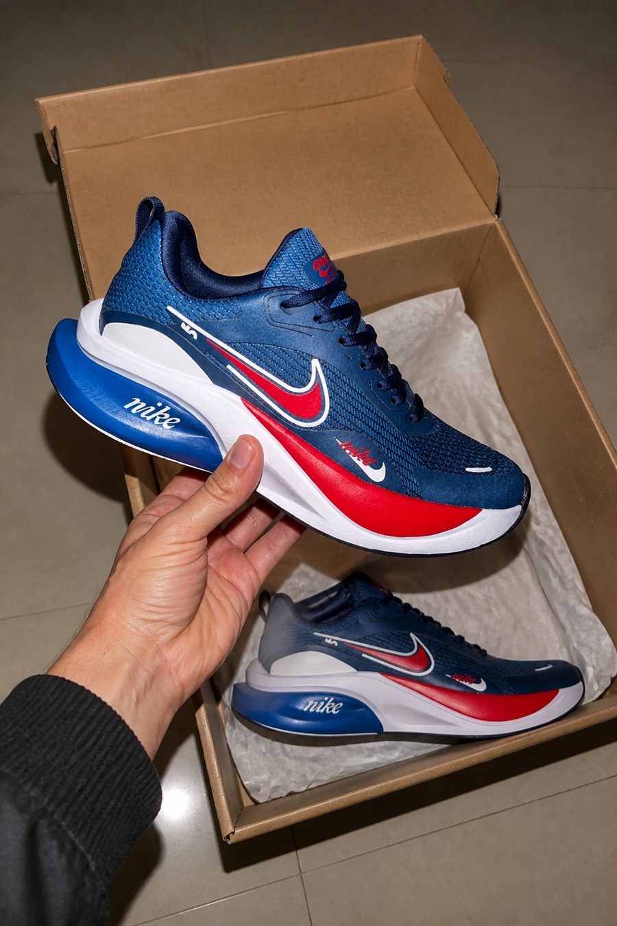 Nike Zoom 3 azul y rojo