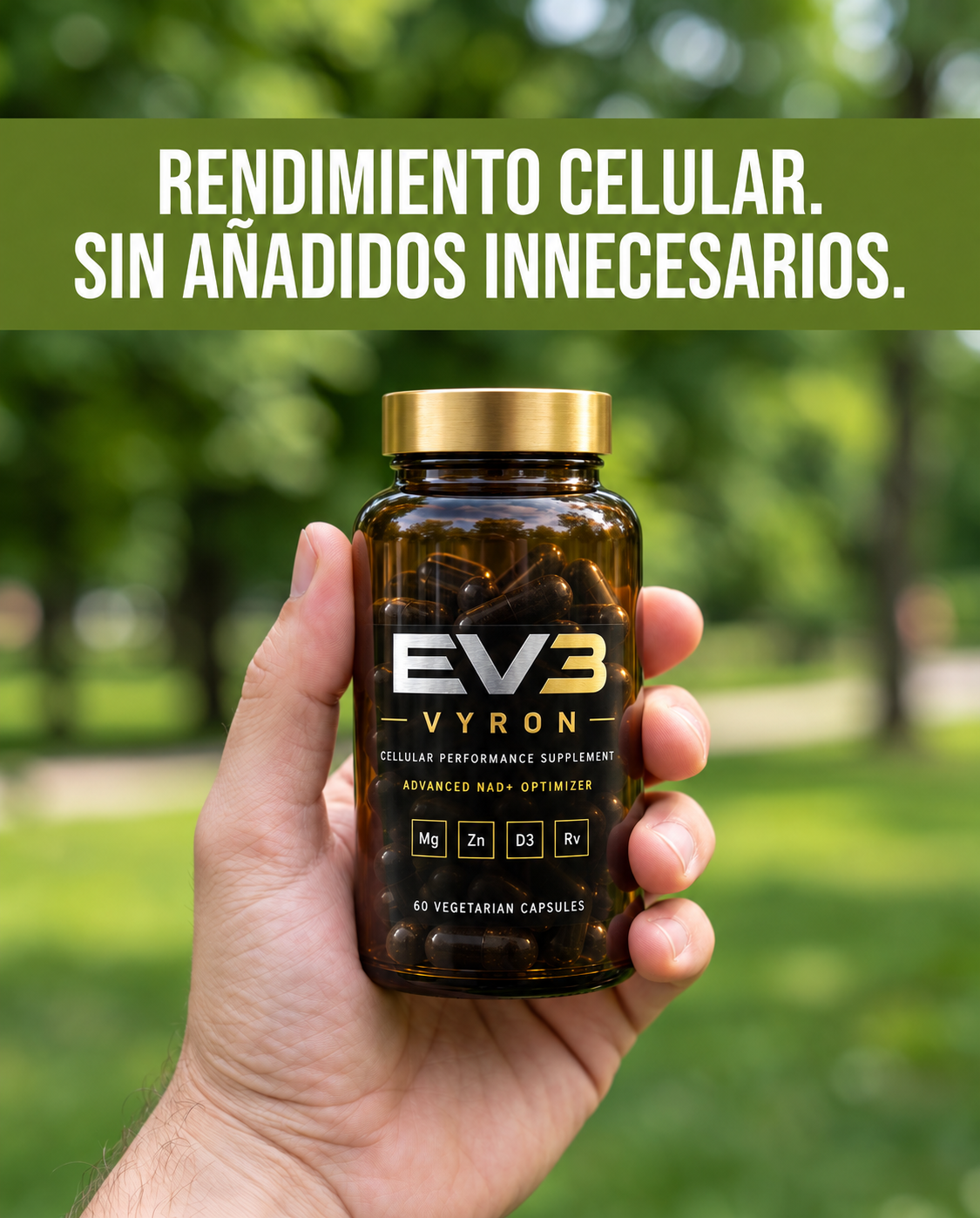 EV3 Vyron Energy — Rendimiento Celular Avanzado